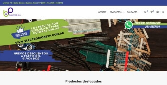 Diseño web tienda online - Marketing Online - ElectronicaBYP.com.ar