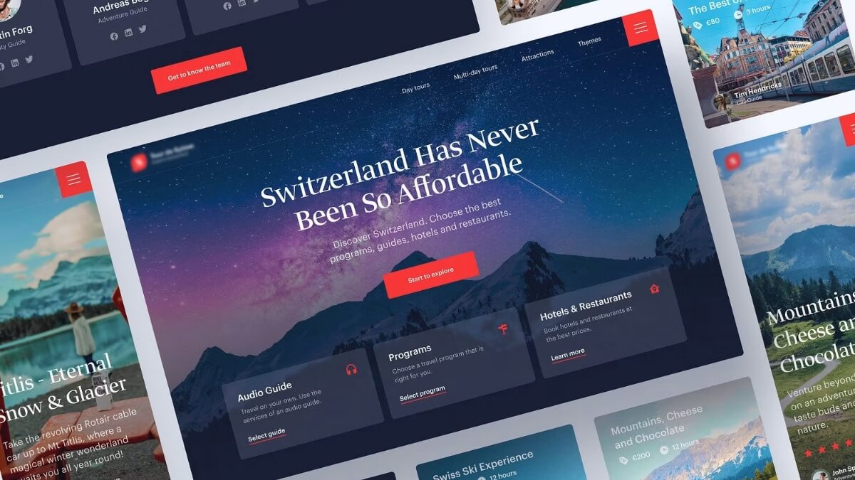 Diseño web para turismo en la Patagonia