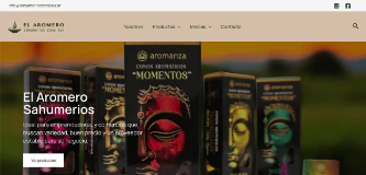 Web Design - El Aromero Sahumerios