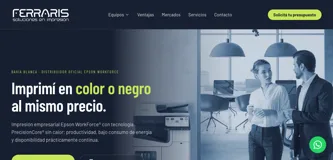 Web design and brand guidelines — Ferraris, printers in Bahía Blanca