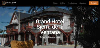 Web Design - Grand Hotel Sierra de la Ventana