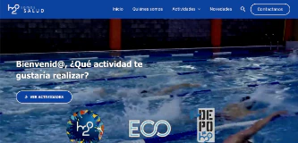 Web Design - H2O Complejo Deportivo
