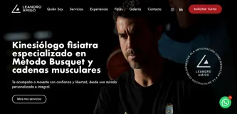 Web design and brand guidelines — Leandro Amigo, physiatrist physiotherapist