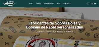Web Design - Papelera Morus